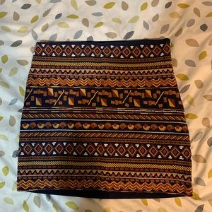 Beaded mini skirt